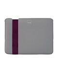 Acme Made StretchShell Skinny Neoprene Laptop Sleeve, Large, Grey/Fuchsia (AM10751)