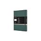 Moleskine PRO X-Large Hard Cover Notebook, 7.5 x 9.75, Narrow Ruled, 192 Sheets, Forest Green (620