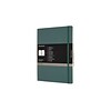 Moleskine PRO X-Large Soft Cover Notebook, 7.5 x 9.75, Narrow Ruled, 192 Sheets, Forest Green (620