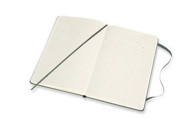 Moleskine Pro Large Professional Notebooks, 5" x 8.25", Narrow Ruled, Green (620763)