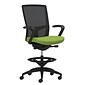 Union & Scale Workplace2.0™ Fabric Stool, Pear, Integrated Lumbar, Fixed Arms, Synchro-Tilt Seat Control (53857)
