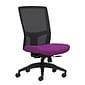 Union & Scale Workplace2.0™ Fabric Task Chair, Amethyst, Integrated Lumbar, Armless, Synchro-Tilt w/ Seat Slide Control (53612)