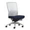 Union & Scale Workplace2.0™ Fabric Task Chair, Navy, Adjustable Lumbar, Armless, Advanced Synchro-Ti