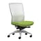 Union & Scale Workplace2.0™ Fabric Task Chair, Pear, Integrated Lumbar, Armless, Advanced Synchro-Ti