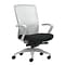 Union & Scale Workplace2.0™ Task Chair, Black Vinyl, Integrated Lumbar, Fixed Arms, Advanced Synchro