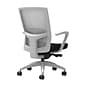 Union & Scale Workplace2.0™ Fabric Task Chair, Black, Adjustable Lumbar, Fixed Arms, Advanced Synchro-Tilt Seat Control (53589)