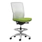 Union & Scale Workplace2.0™ Fabric Stool, Pear, Adjustable Lumbar, Armless, Synchro-Tilt, Partial Assembly Required