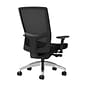 Union & Scale Workplace2.0™ Fabric Task Chair, Black, Integrated Lumbar, 2D Arms, Advanced Synchro-Tilt (53677)