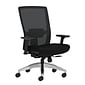 Union & Scale Workplace2.0™ Fabric Task Chair, Black, Adjustable Lumbar, 2D Arms, Synchro-Tilt with Seat Slide (53674)