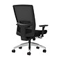 Union & Scale Workplace2.0™ Fabric Task Chair, Black, Adjustable Lumbar, 2D Arms, Synchro-Tilt with Seat Slide (53674)