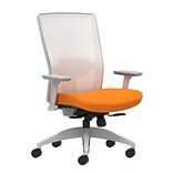 Union & Scale Workplace2.0™ Fabric Task Chair, Apricot, Adjustable Lumbar, 2D Arms, Synchro-Tilt wit