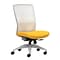 Union & Scale Workplace2.0™ Fabric Task Chair, Goldenrod, Integrated Lumbar, Armless, Synchro-Tilt w