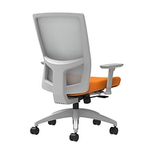 Union & Scale Workplace2.0™ Fabric Task Chair, Apricot, Integrated Lumbar, 2D Arms, Synchro-Tilt wit