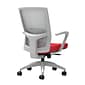 Union & Scale Workplace2.0™ Fabric Task Chair, Cherry, Adjustable Lumbar, Fixed Arms, Synchro-Tilt with Seat Slide (53517)