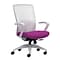 Union & Scale Workplace2.0™ Fabric Task Chair, Amethyst, Adjustable Lumbar, Fixed Arms, Synchro-Tilt