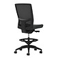 Union & Scale Workplace2.0™ Fabric Stool, Iron Ore, Integrated Lumbar, Armless, Synchro-Tilt Seat Control (53883)