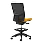 Union & Scale Workplace2.0™ Fabric Stool, Goldenrod, Integrated Lumbar, Armless, Synchro-Tilt Seat Control (53877)