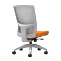 Union & Scale Workplace2.0™ Fabric Task Chair, Apricot, Integrated Lumbar, Armless, Synchro-Tilt w/