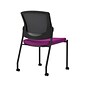 Union & Scale Workplace2.0™ Fabric Guest Chair, Amethyst, Integrated Lumbar, Armless, Stationary Seat Control (53710)