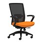 Union & Scale Workplace2.0™ Fabric Task Chair, Apricot, Adjustable Lumbar, Fixed Arms, Synchro-Tilt with Seat Slide (53625)
