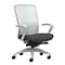 Union & Scale Workplace2.0™ Fabric Task Chair, Iron Ore, Integrated Lumbar, Fixed Arms, Adv Synchro-
