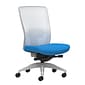 Union & Scale Workplace2.0™ Fabric Task Chair, Cobalt, Adjustable Lumbar, Armless, Advanced Synchro-Tilt Seat Control (53561)