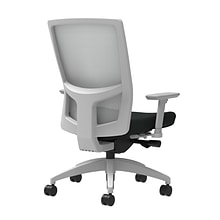 Union & Scale Workplace2.0™ Task Chair, Black Vinyl, Integrated Lumbar, 2D Arms, Advanced Synchro-Ti