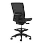 Union & Scale Workplace2.0™ Fabric Stool, Iron Ore, Adjustable Lumbar, Armless, Synchro-Tilt Seat Control (53882)