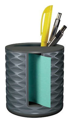 Post-it Note Pop-Up Dispenser for 3" x 3" Notes, Black/Gray (ABS-330-B)