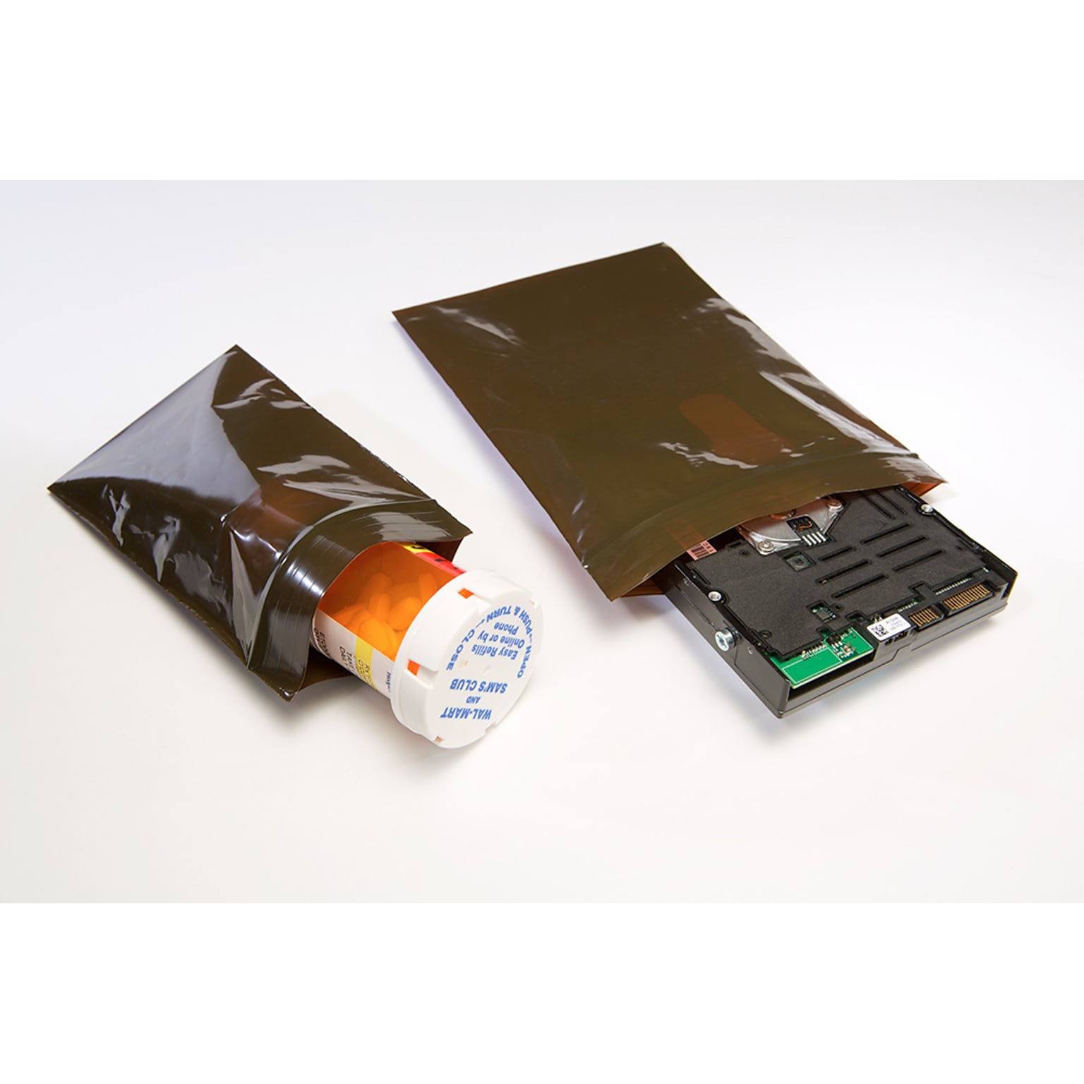 8 x 8 Amber UV Bags, 3 Mil, Amber, 1000/Carton (PB12103)