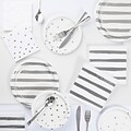 Creative Converting White and Silver Foil Party Supplies Kit (DTC3296E2A)