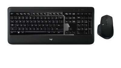 Logitech Wireless Keyboard and Mouse Combos Combo, Black (920-008872)