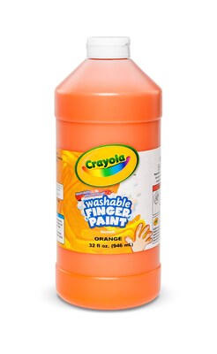 Crayola® Washable Fingerpaint 32oz Orange (55-1332-036)