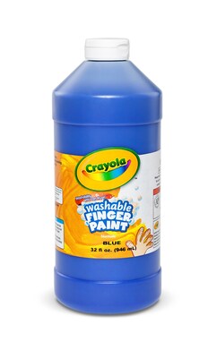 Crayola® Washable Fingerpaint 32oz Blue (55-1332-042)
