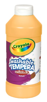 Crayola® Artista II Washable Tempera Paint 16oz Peach (54-3115-033)