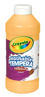 Crayola® Artista II Washable Tempera Paint 16oz Peach (54-3115-033)