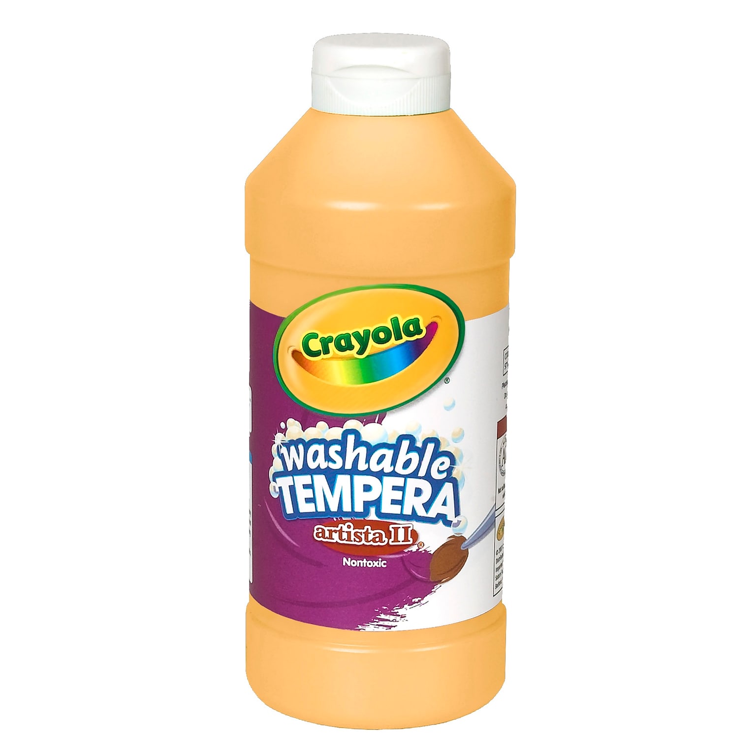 Crayola® Artista II Washable Tempera Paint 16oz Peach (54-3115-033)