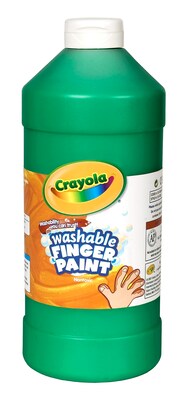 Crayola® Washable Fingerpaint 32oz Green (55-1332-044)
