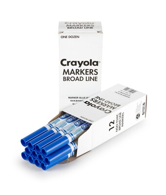 Crayola Fine Line Markers Washable Markers 12 Count