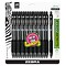 Zebra Z-Grip Retractable Ballpoint Pen, Medium Point, Black Ink, 18/Pack (ZEB22218)