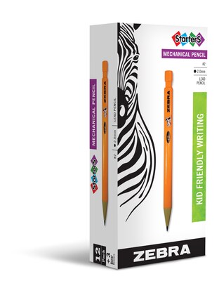 Zebra Pen Cadoozles Starters #2 Mechanical Pencils, 2.0mm, Dozen (ZEB 52810)
