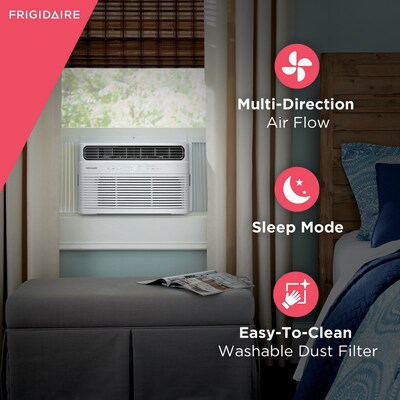 Frigidaire 8,000 BTU Smart Window Air Conditioner with Remote, WiFi Enabled, White (FHWW084WD1)