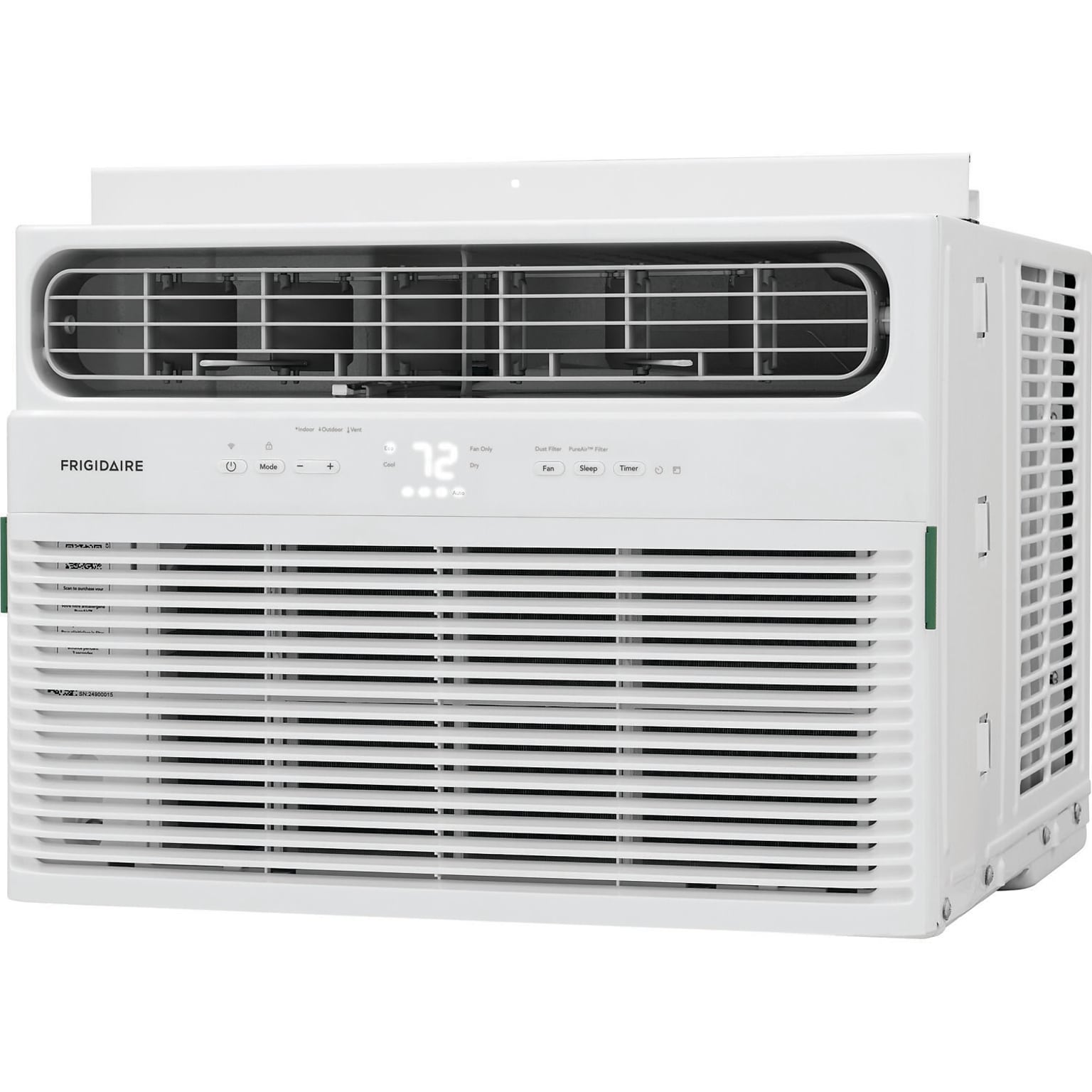 Frigidaire 12,000 BTU Smart Window Air Conditioner with Remote, WiFi Enabled, White (FHWW124WD1)