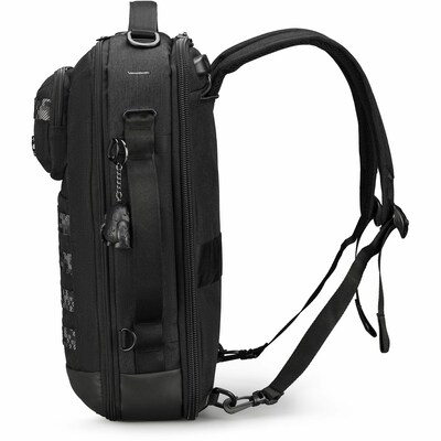 Swissdigital Design BERG Dragon Dance Cordura Hybrid Briefcase, Black (SD1649-01)