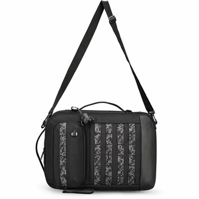 Swissdigital Design BERG Dragon Dance Cordura Hybrid Briefcase, Black (SD1649-01)