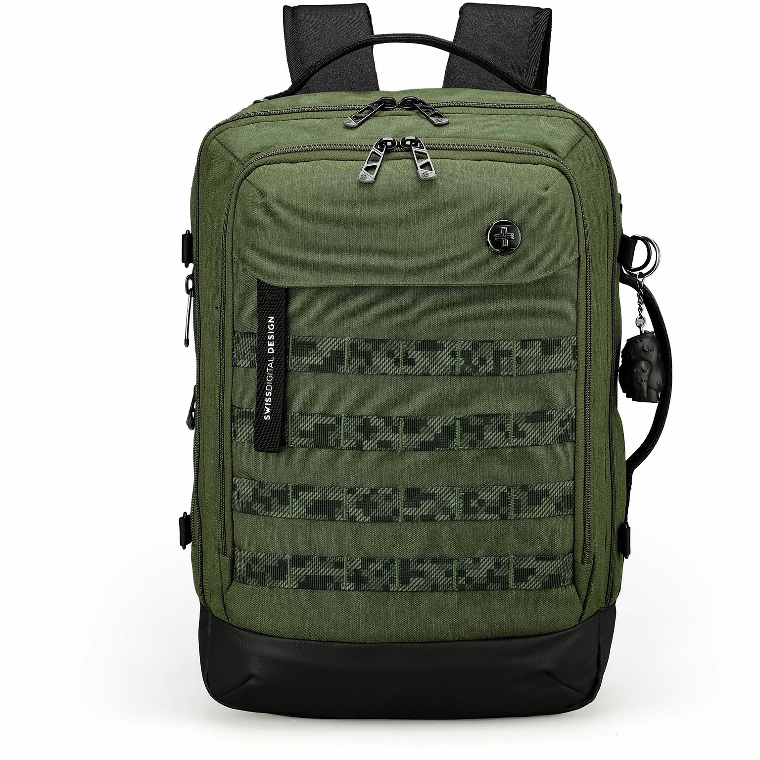 SwissDigital BERG Laptop Backpack, Large, Dark Green (SD1647-23)