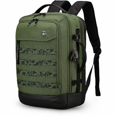 SwissDigital BERG Laptop Backpack, Large, Dark Green (SD1647-23)