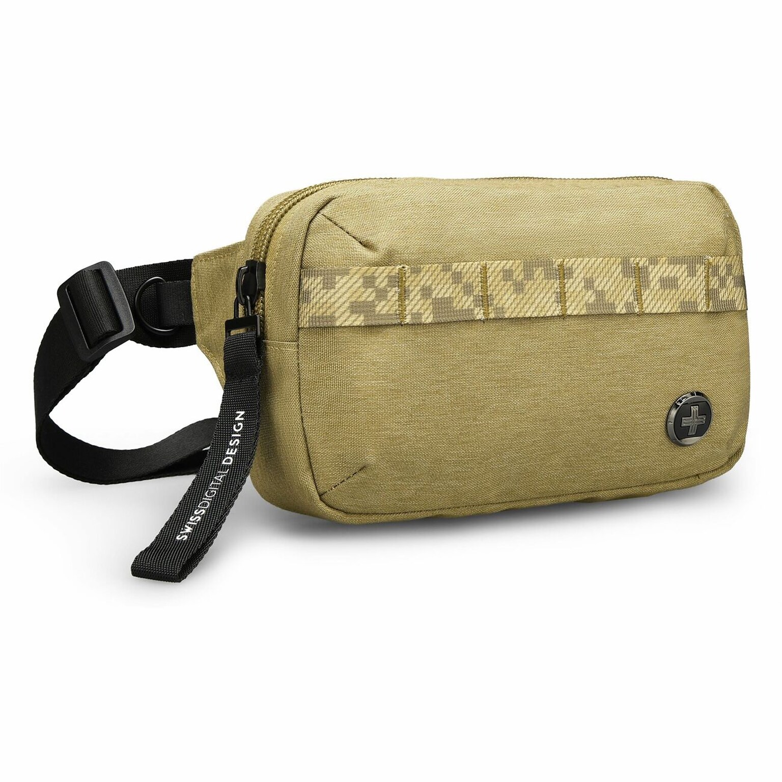 Swissdigital Design BERG Dark Khaki Dragon Dance Cordura Sling Bag, 2l (SD9521-74)