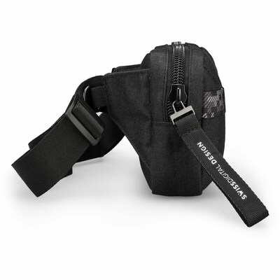 Swissdigital Design BERG Black Dragon Dance Cordura Sling Bag, 2l (SD9521-01)