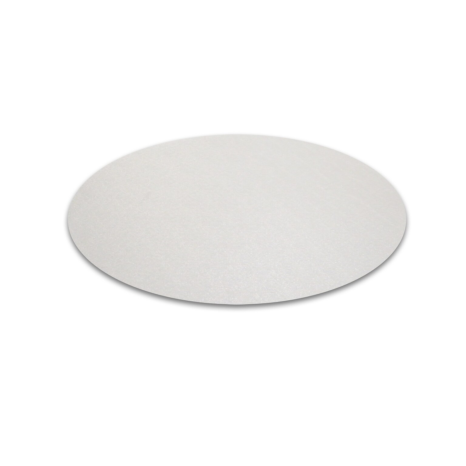 Floortex Ultimat Cleartex Floor Mat, 36 Diameter, Designed for Medium-Pile Carpet, Clear Polycarbonate (129020RR)